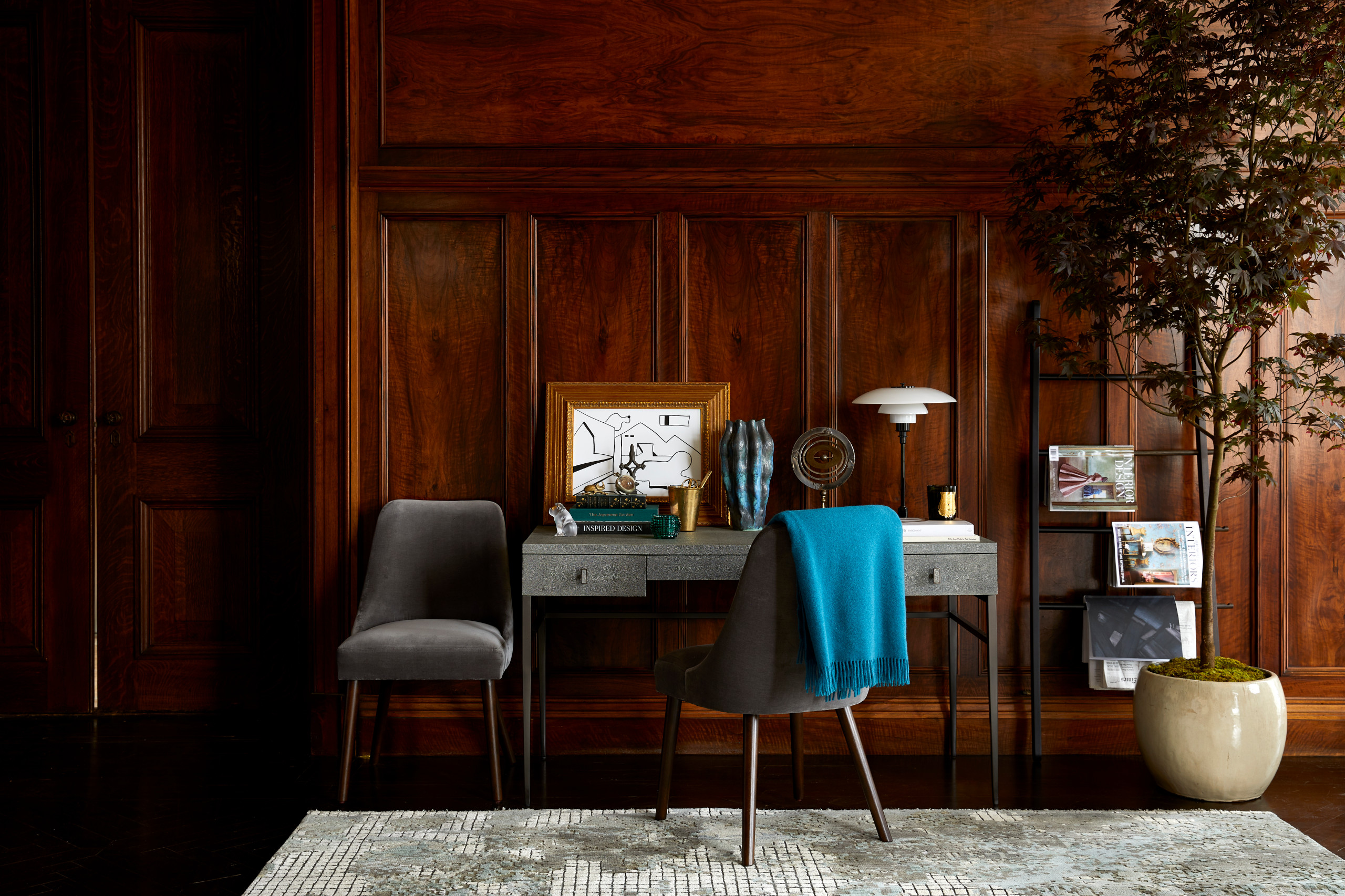 75 Wall Paneling Home Office Ideas You'll Love - October, 2022 | Houzz