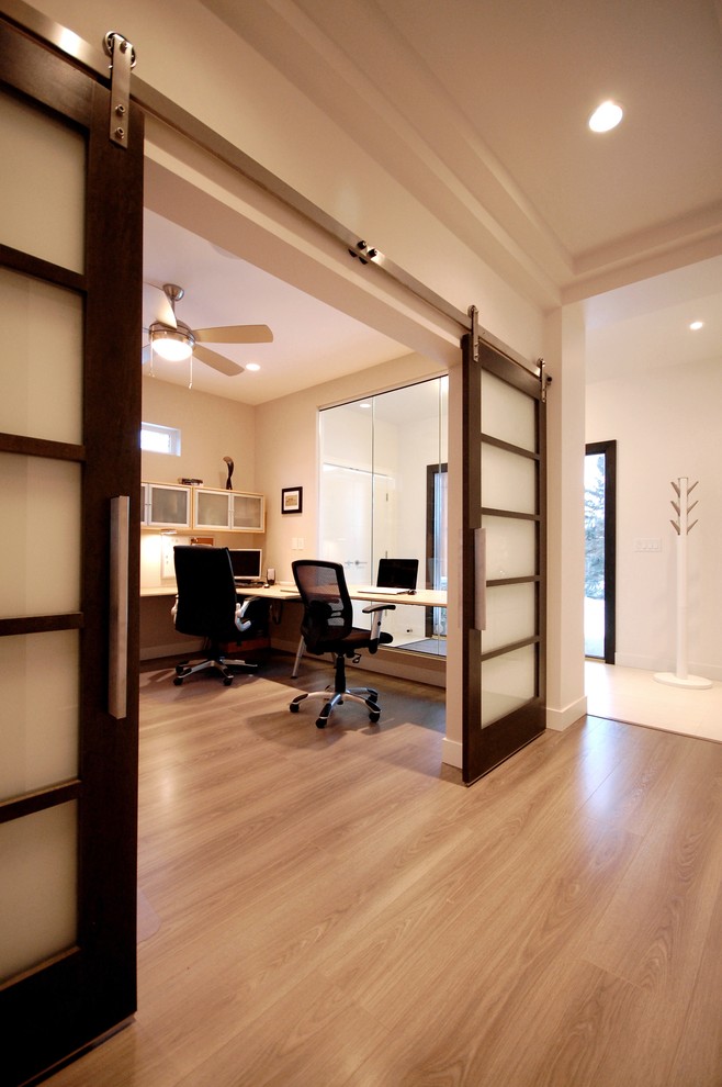 Bonnie Doon House 96 Modern Home Office Edmonton by Homes by