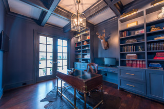 75 Most Popular Blue Home Office Design Ideas For October 2020 Stylish Blue Home Office Remodeling Pictures Houzz Au