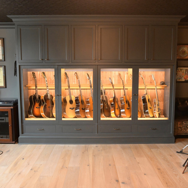 Built In Humidified Guitar Cabinet