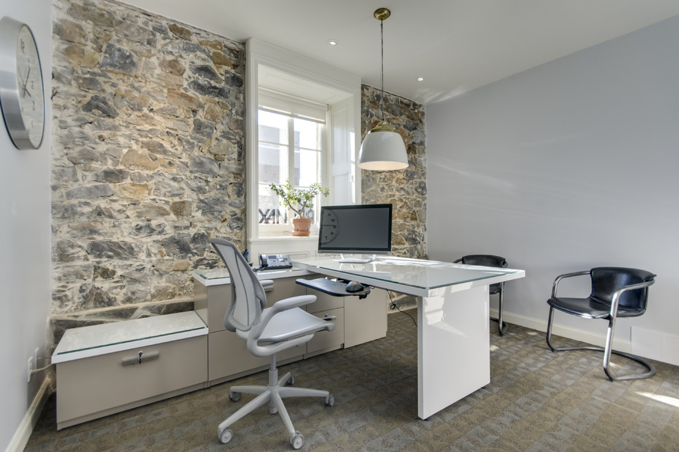 Bureau professionnel Modern Home Office Montreal by Astuces