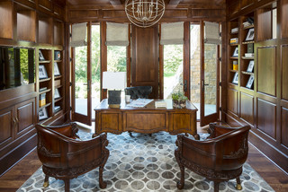 28 Dreamy home offices with libraries for creative inspiration