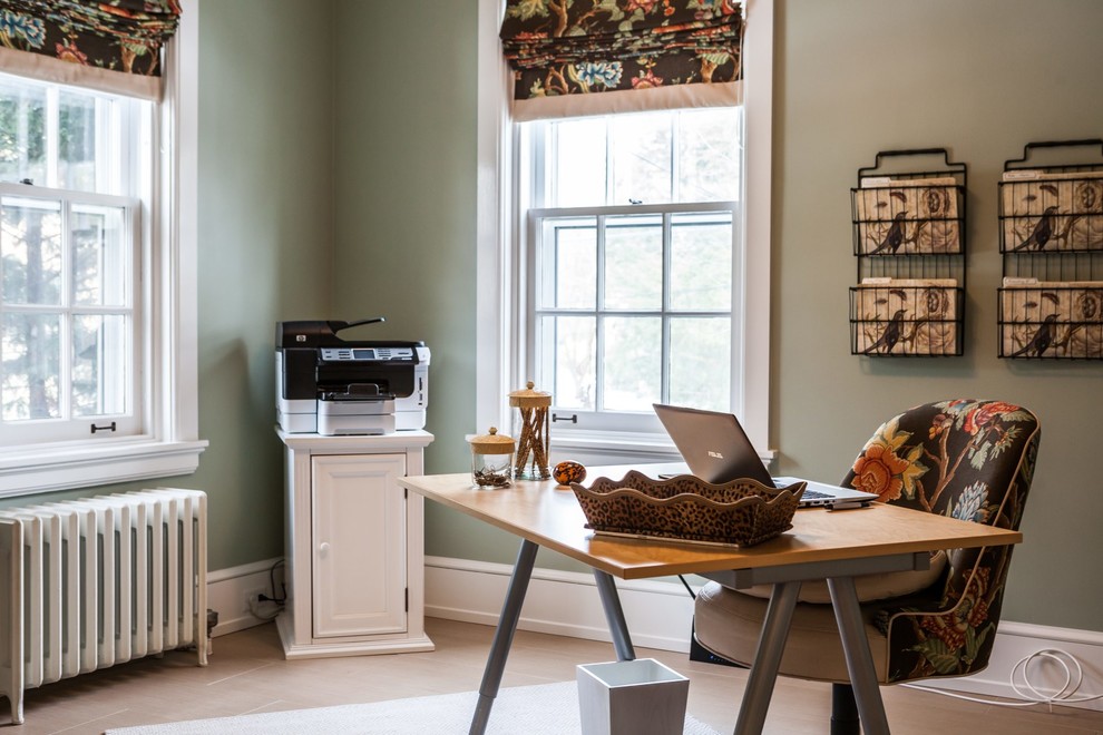Calming Home Office Traditional Home Office Other by User Houzz