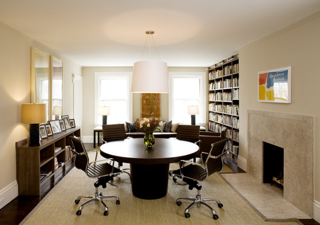 Cambridge Modern Library Modern Home Office Boston by LDa