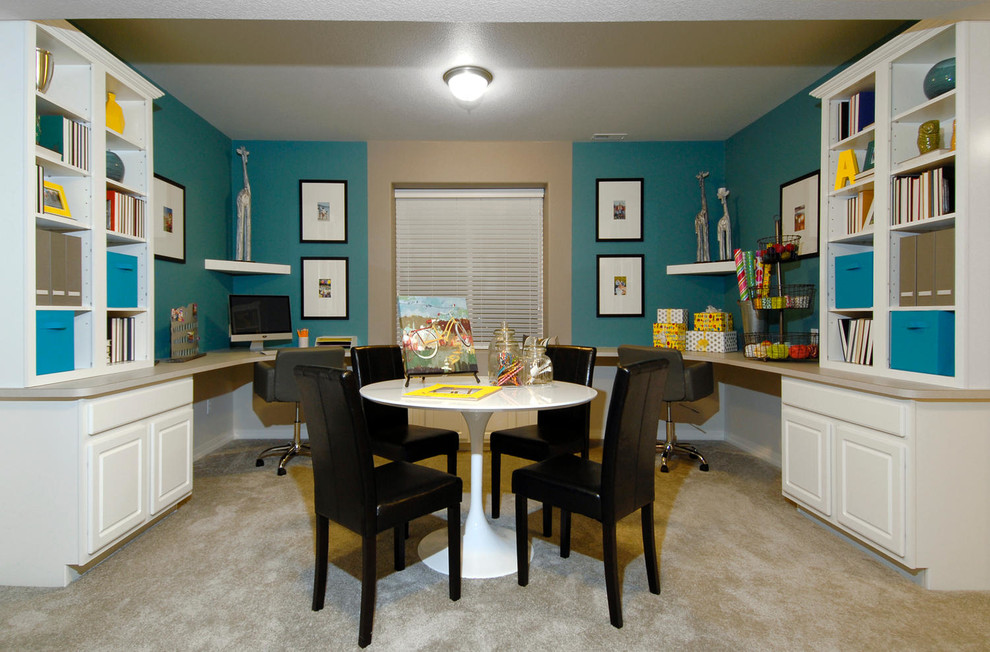 Campbell Homes in Cordera The Carnegie Transitional Home Office