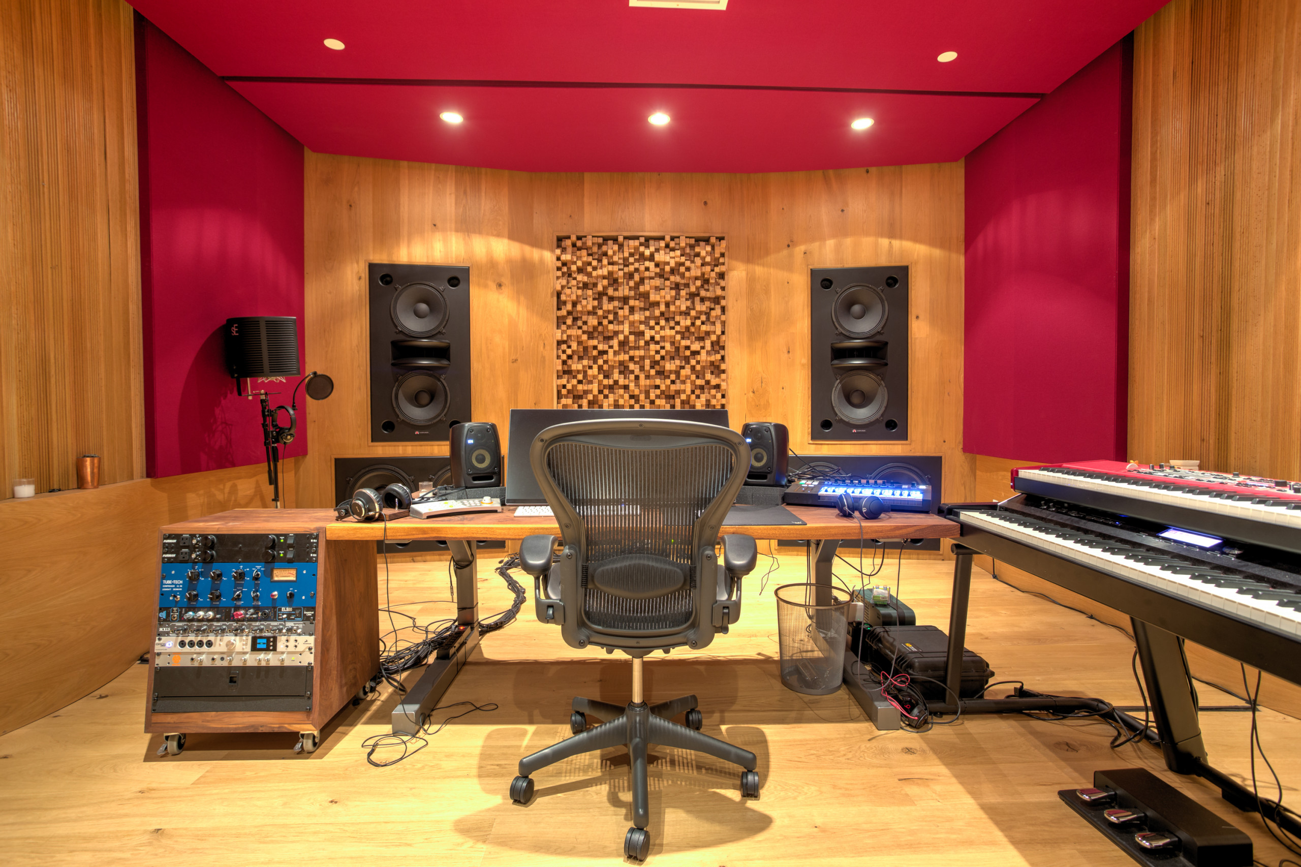 Carmen Recording Studio - Contemporary - Home Office - Los Angeles - by  Cinergy Construction | Houzz