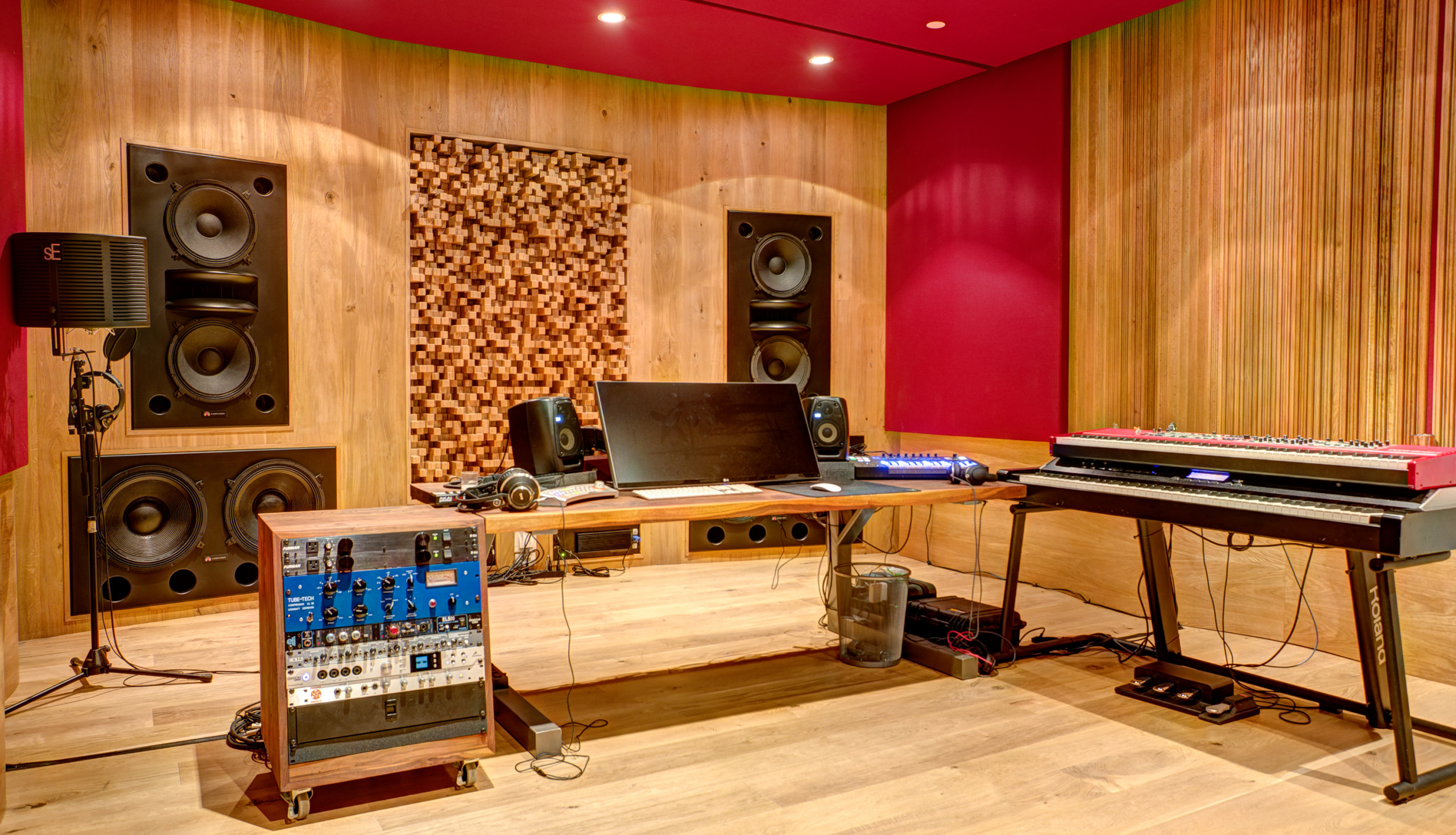 Carmen Recording Studio - Contemporary - Home Office - Los Angeles - by  Cinergy Construction | Houzz