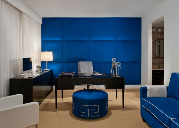 75 Modern Blue Home Office Ideas You'll Love - May, 2023 | Houzz