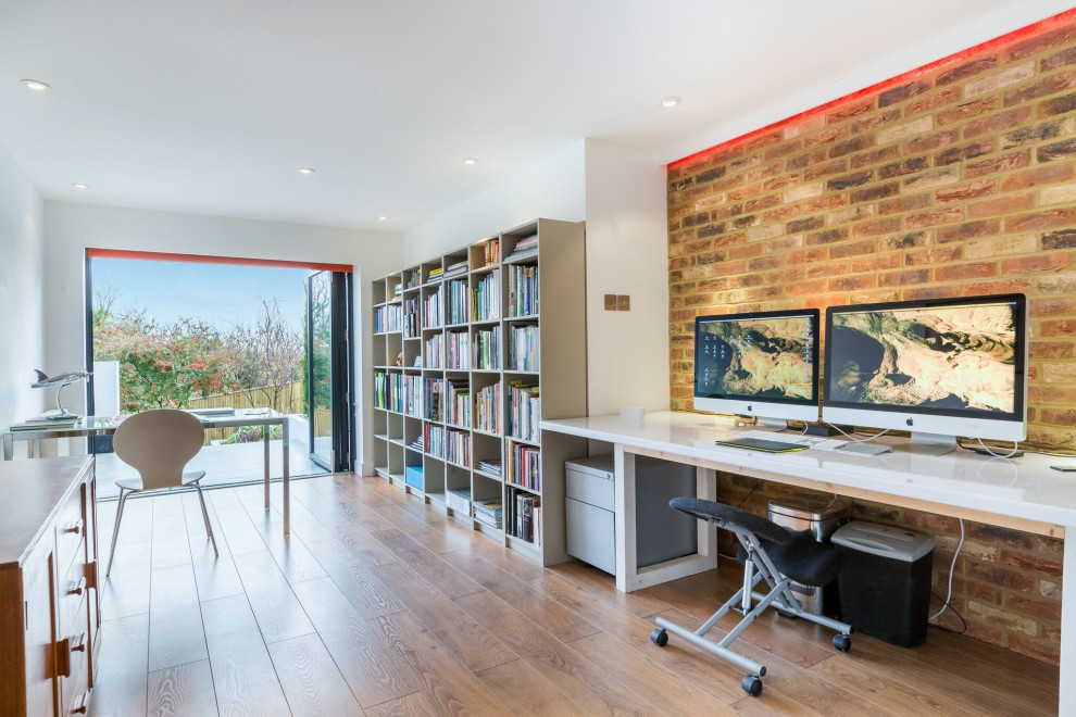 Contemporary home office in Sussex.