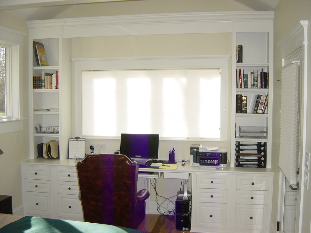 Inspiration for a timeless home office remodel in Charlotte