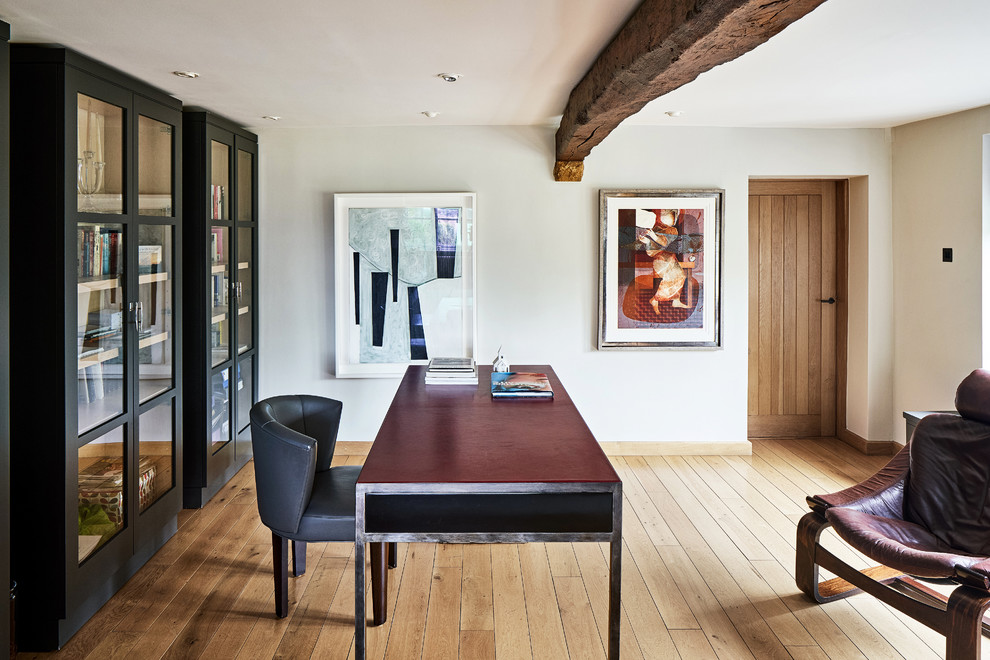 Cheshire Farmhouse Contemporary Home Office Manchester by Gail