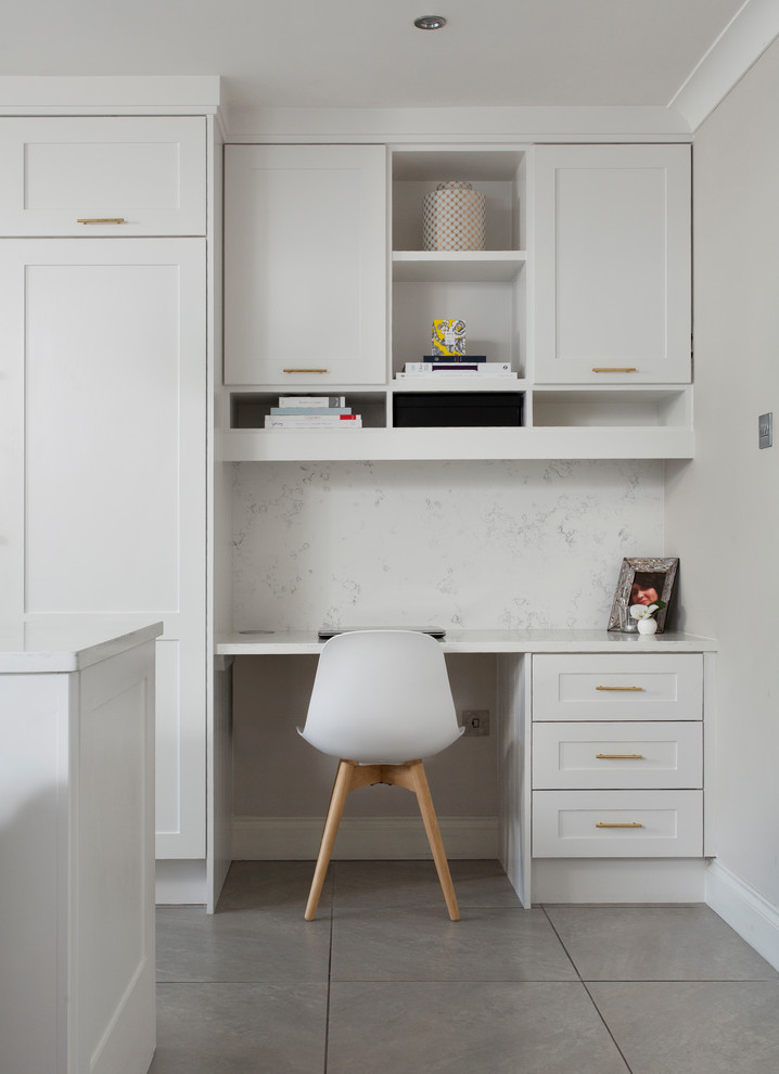 This is an example of a scandinavian home office in Dublin.