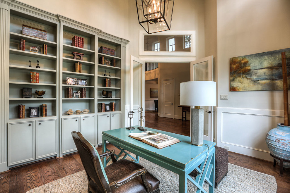 Clawson Traditional Home Office Houston by The Reyna Realty