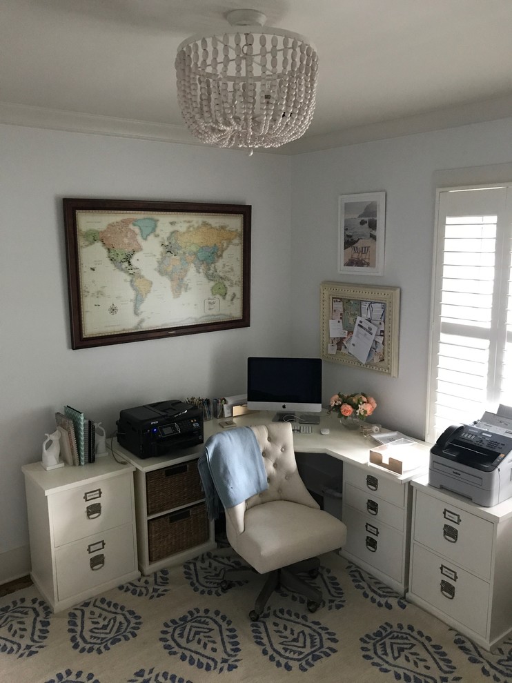 Design ideas for a nautical home office in Columbus.