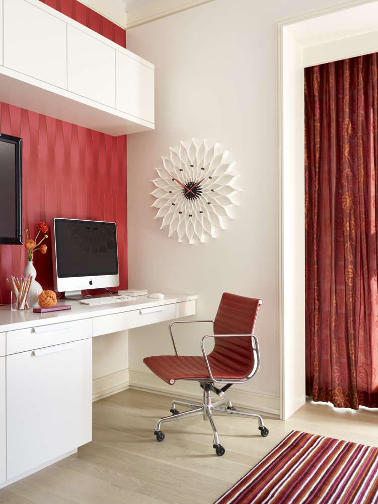75 Home Office with Red Walls Ideas You'll Love - August, 2023 | Houzz