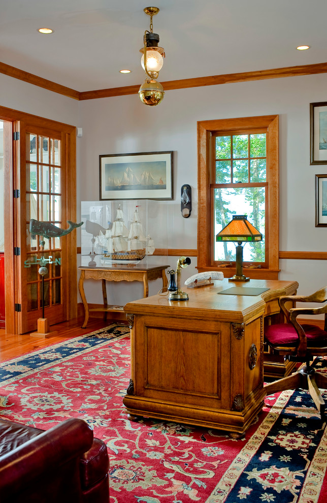 Inspiration for a timeless home office remodel in Baltimore
