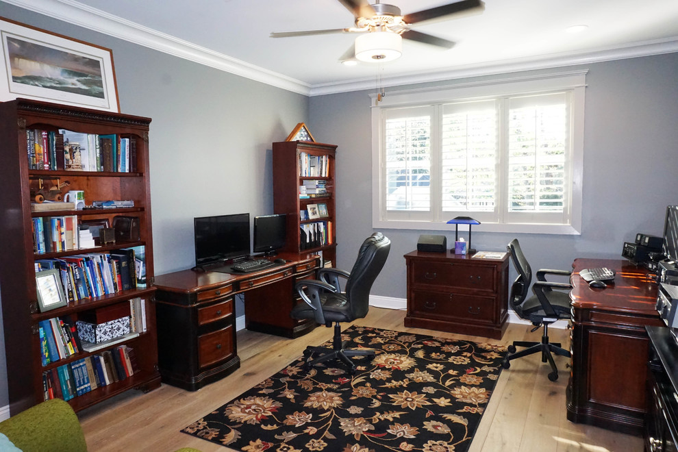 Example of a home office design in Other