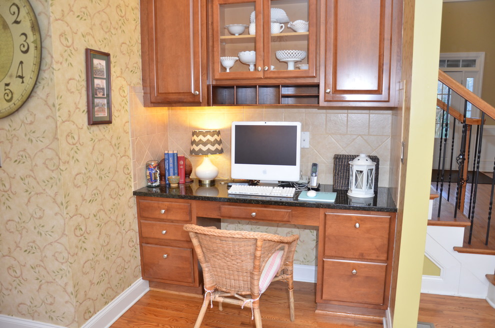 Example of a classic home office design in Atlanta