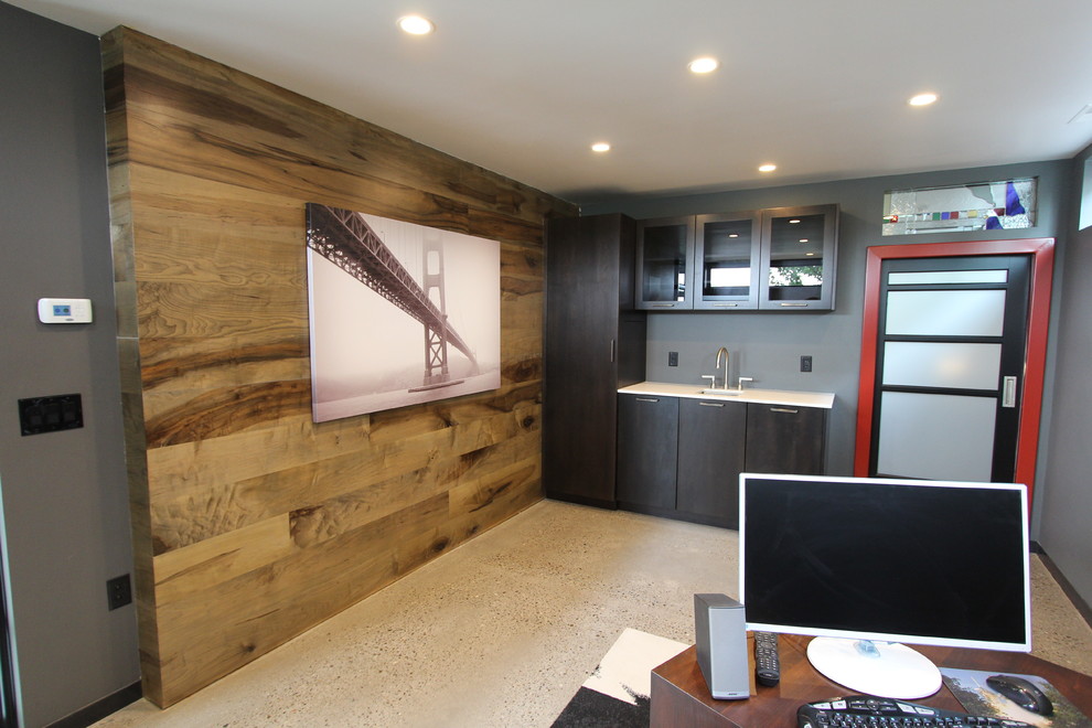 Custom Office Spaces Modern Home Office Boise by Premier