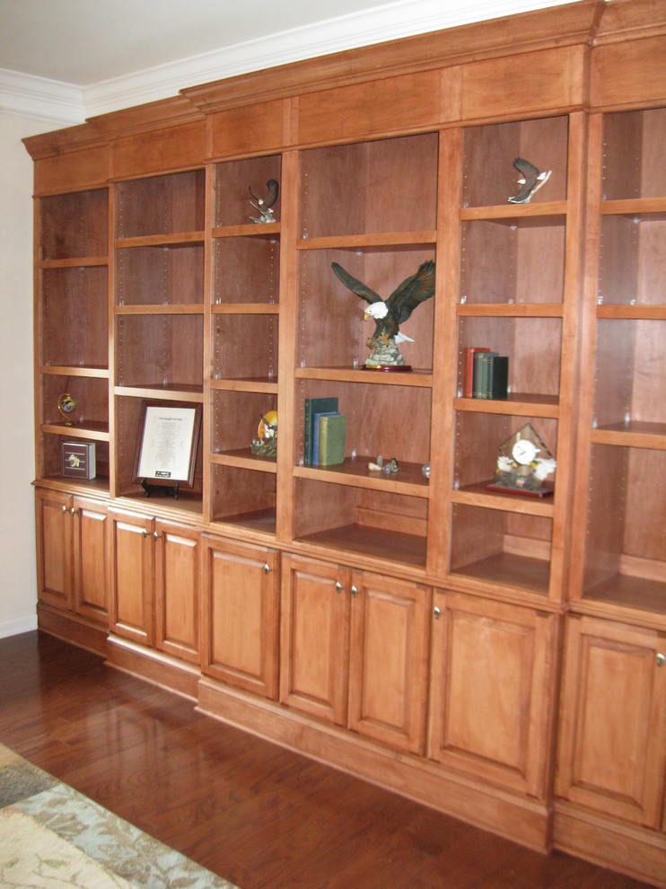 Custom Shelving Unit Traditional Home Office DC Metro by Terry