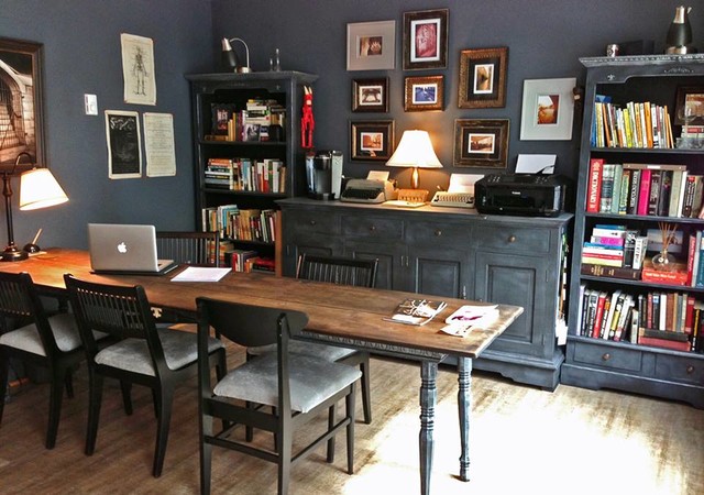 Dark and Cozy - Eclectic - Home Office - Nashville - by Nadeau - Furniture  with a Soul | Houzz AU