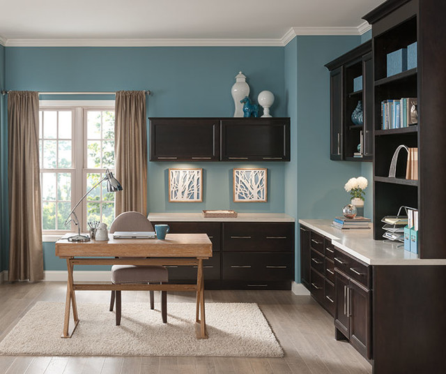 Dark Cherry Office Classique Chic Bureau à domicile