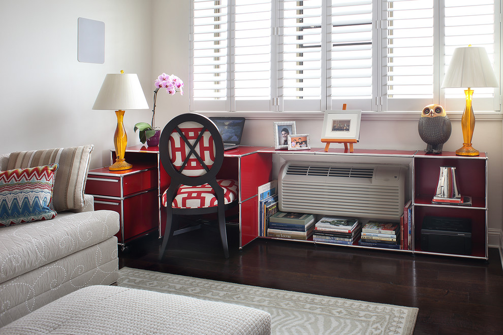 DEN/HOME OFFICE Contemporary Home Office Newark by Sheila Rich