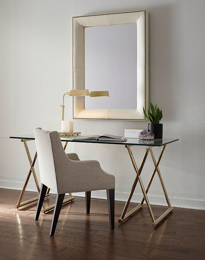 Desk Vanity Area Transitional Home Office Dallas By Mitchell Gold Bob Williams Plano - Bobs Furniture Mirrored Desk Desk Vanity Area Transitional Home Office Dallas By Mitchell Gold Bob Williams Plano - Bobs Furniture Mirrored Desk
