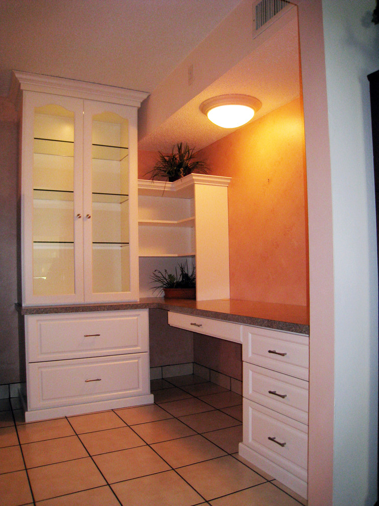 Desks Traditional Home Office Tampa by Artisan Closets and Trim