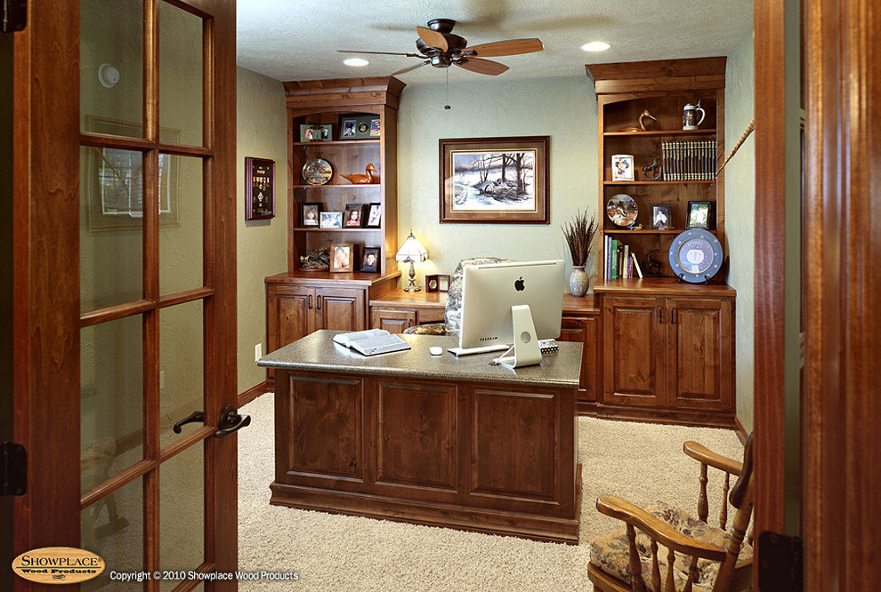 Home office - traditional home office idea in Other