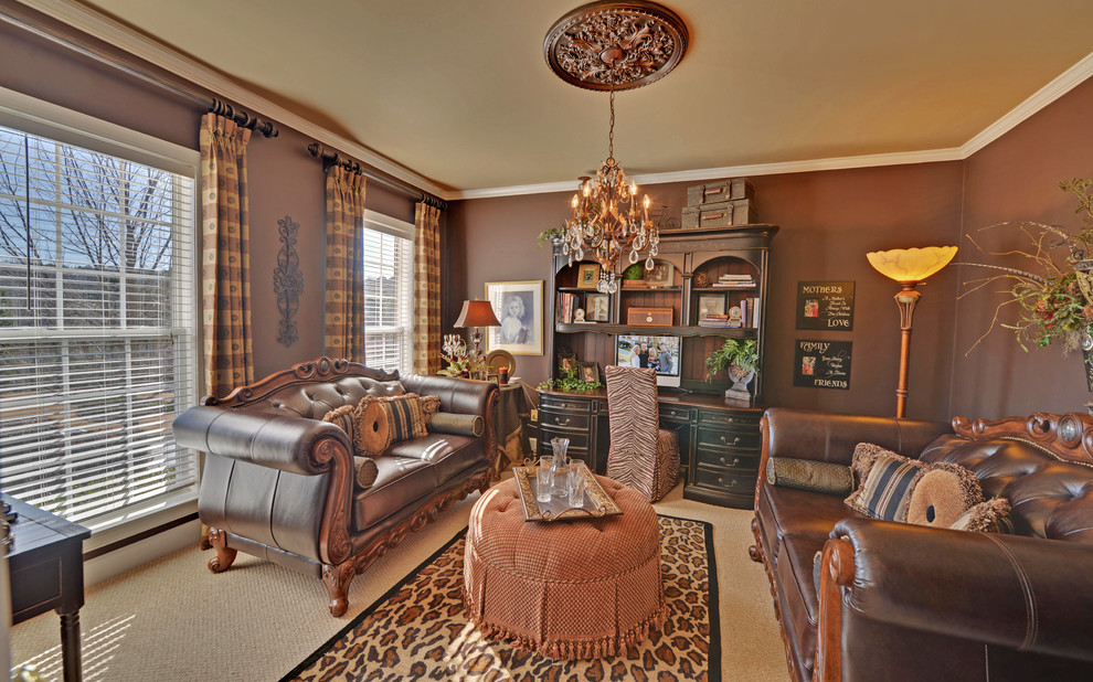 Edinburgh Custom Homes Suwanee, Traditional Home Office