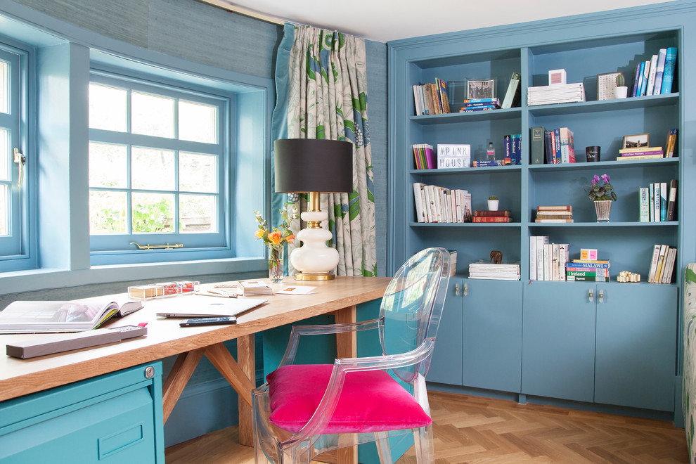 Edinburgh family home Eclectic Home Office Edinburgh by Jessica