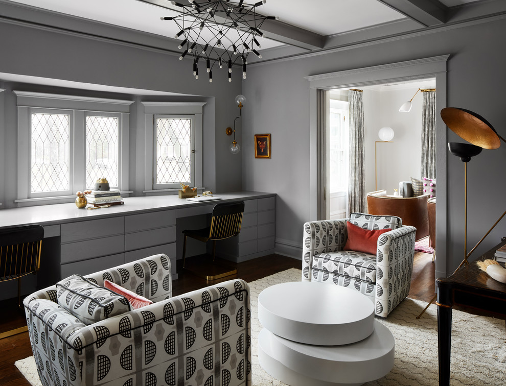 Elmwood Transitional Home Office Chicago by Boomgaarden
