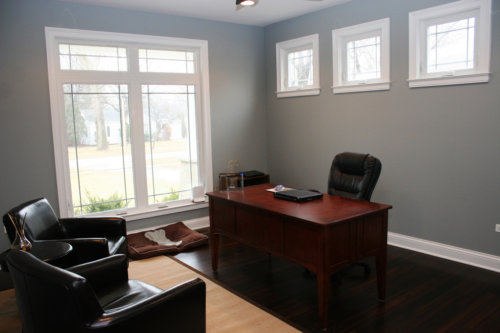 Emerald Green Home Traditional Home Office Chicago by Studio21 Architects Houzz