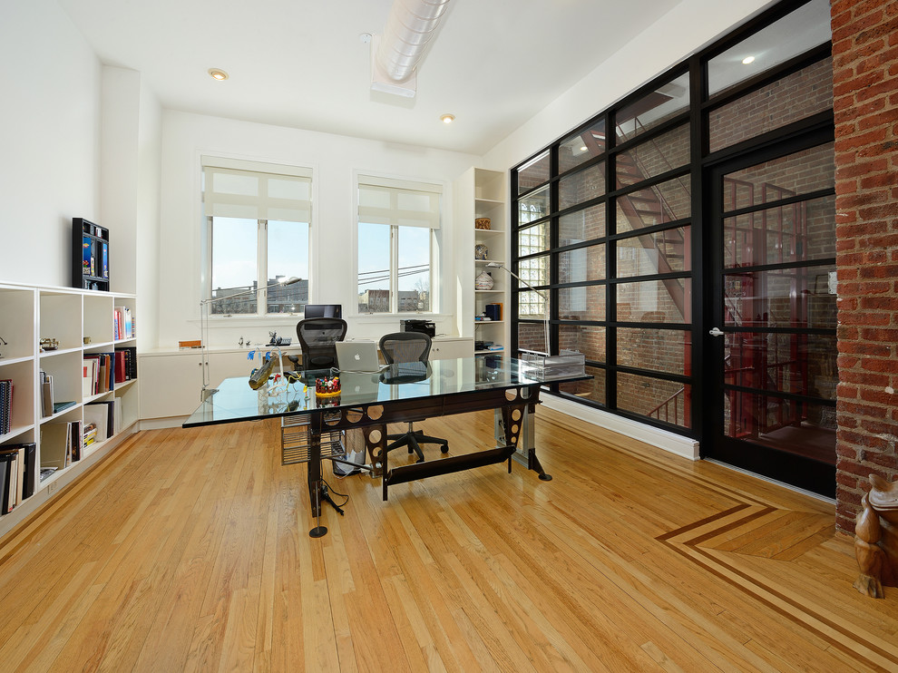 Extraordinary Loft Style Property on Grand Home Office New York by Hudson Place Realty Houzz