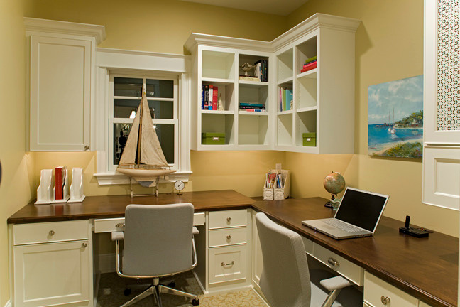 This is an example of a nautical home office in Minneapolis.