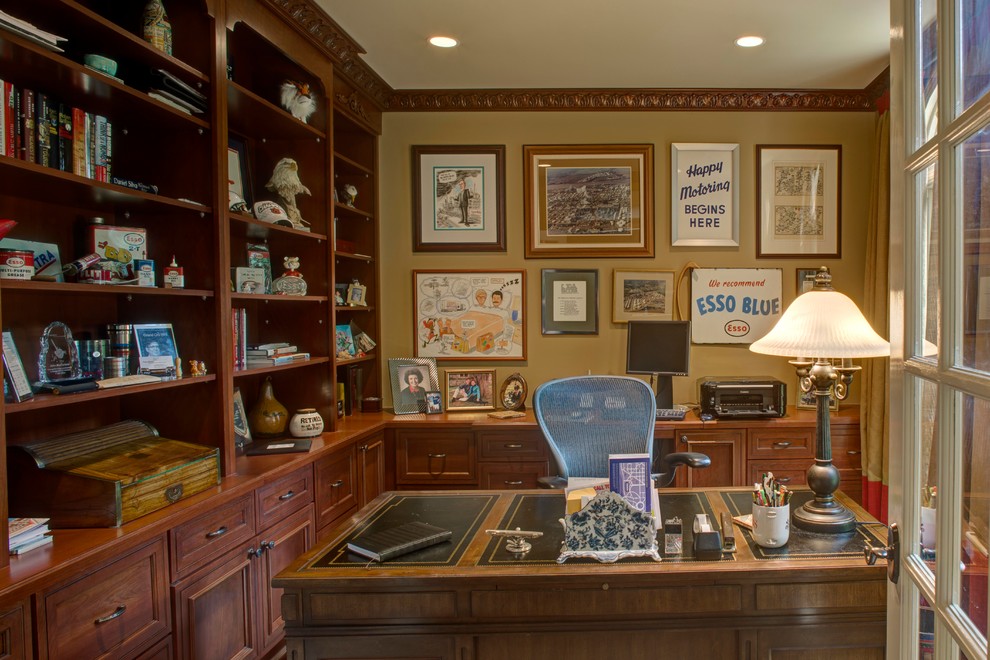 This is an example of a classic home office in DC Metro.