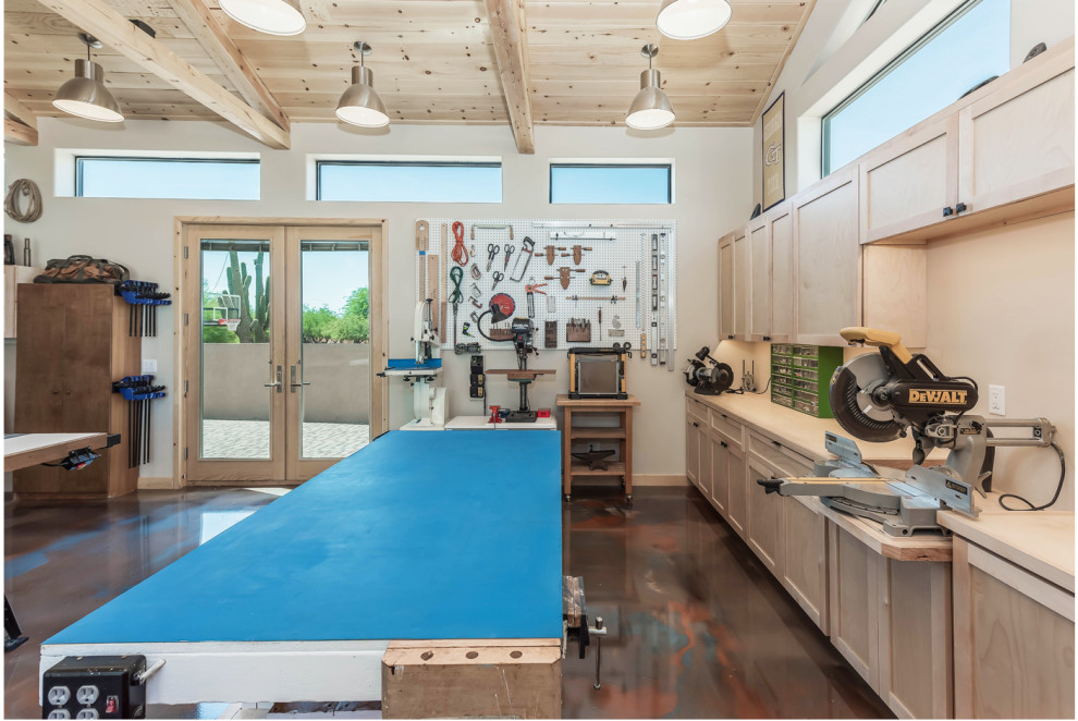 Free Standing Workshop Casita Craftsman Home Office Phoenix By Heritage Construction Specialists
