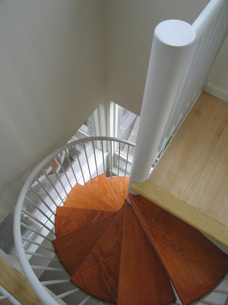 Contemporary staircase in San Francisco.
