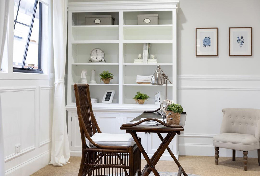 Inspiration for a country home office remodel in Brisbane
