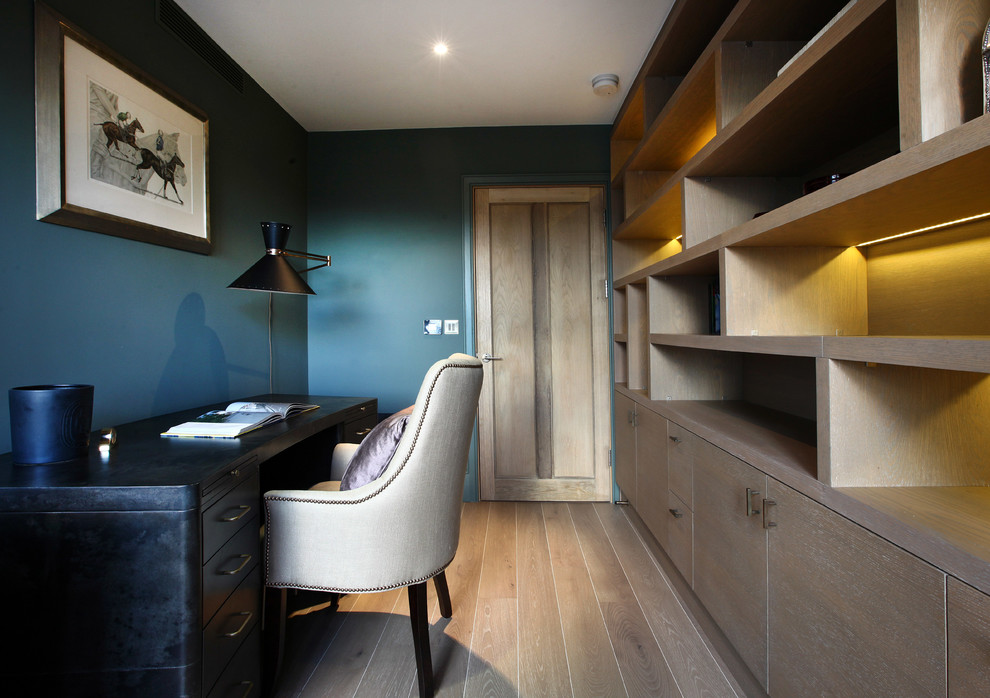 Fulham Apartment Contemporary Home Office London by Alex