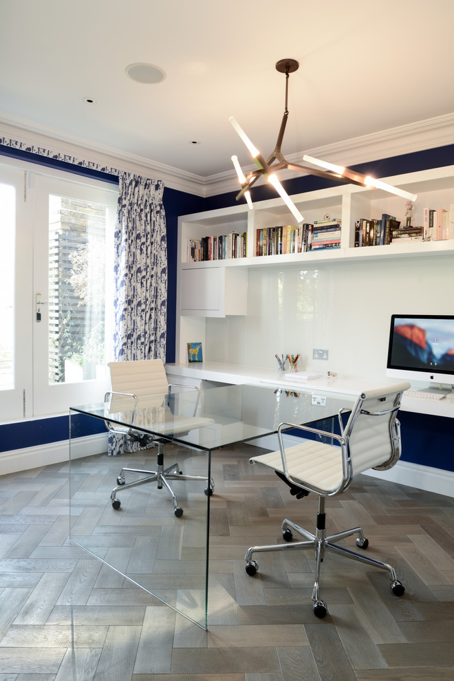Fulham House Home Office London by Tanya Hudson Architecture