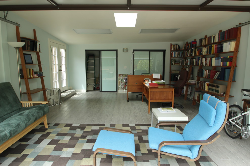 Garage Conversion - Contemporary - Home Office - Los Angeles - by