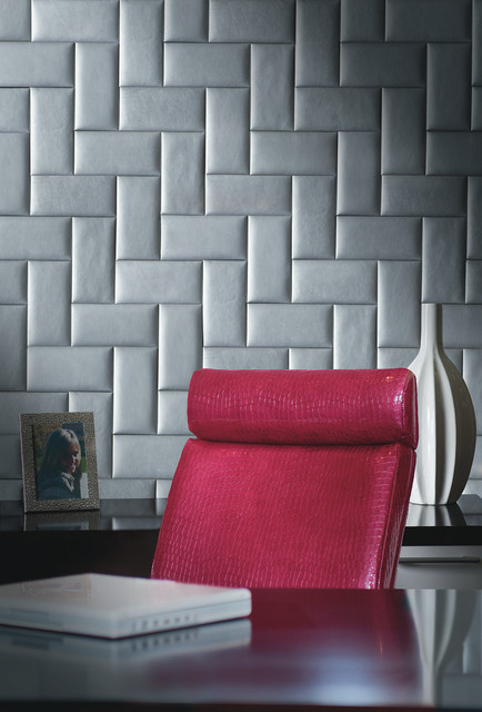 Garrett Leather Wall Panels, Leather Wall Tiles