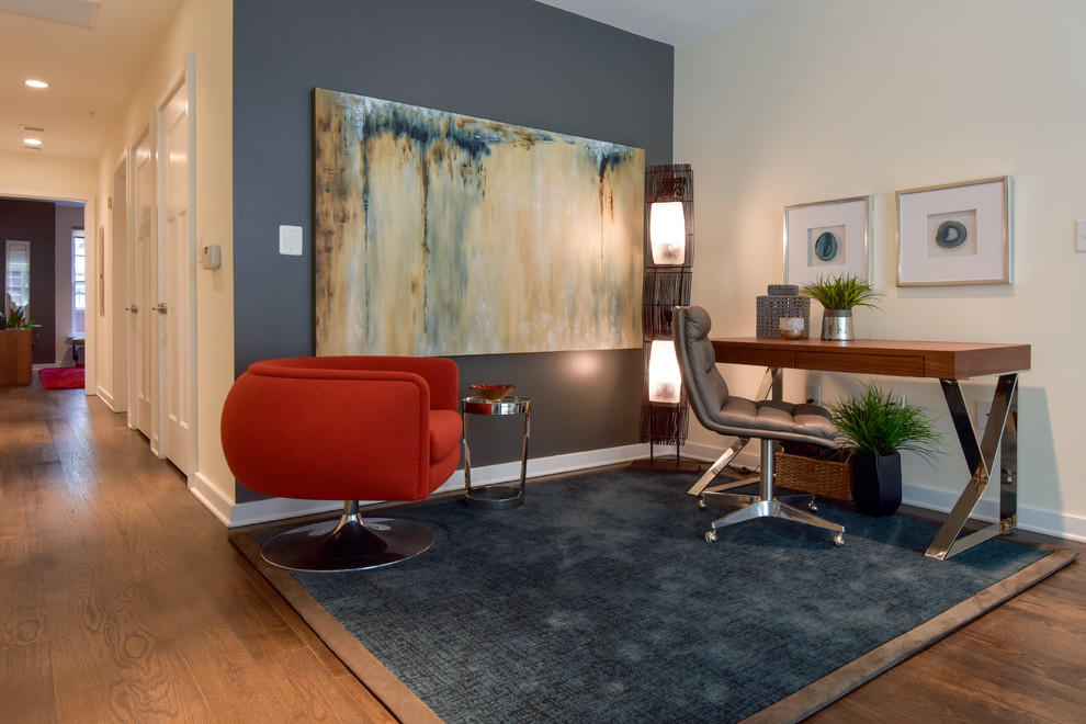 Gas Light Loft Modern Home Office DC Metro by Studio K interior