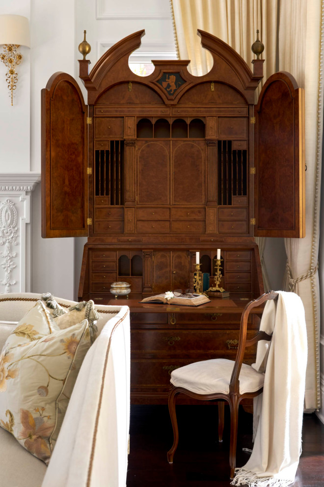 Gleaneagles Traditional Home Office Orange County by Cutting