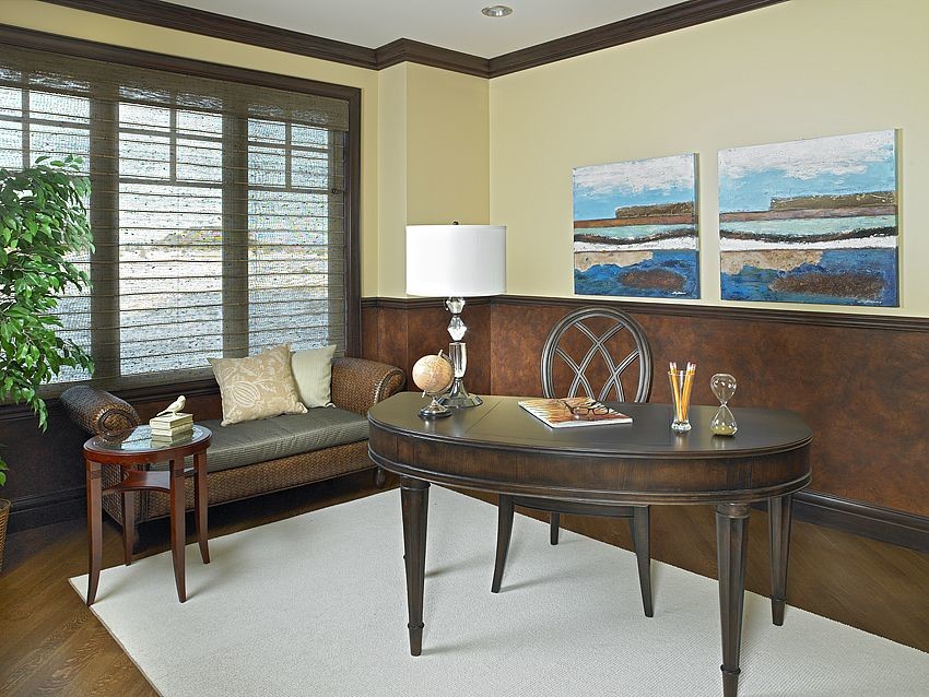 Grandview Estates Craftsman Home Office Calgary by John Haddon