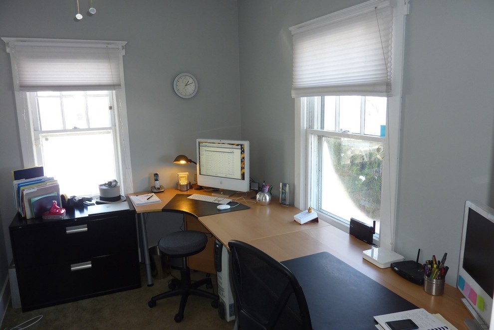 Graphic Designer Home Office - Traditional - Home Office - New York - by  Luminous Spaces | Houzz
