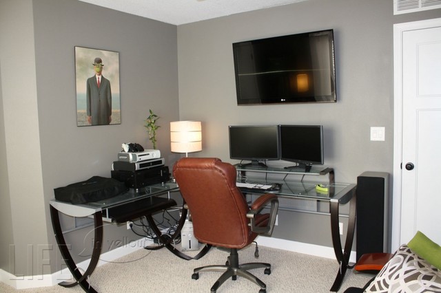 green and grey home office - Modern - Home Office - Other | Houzz AU