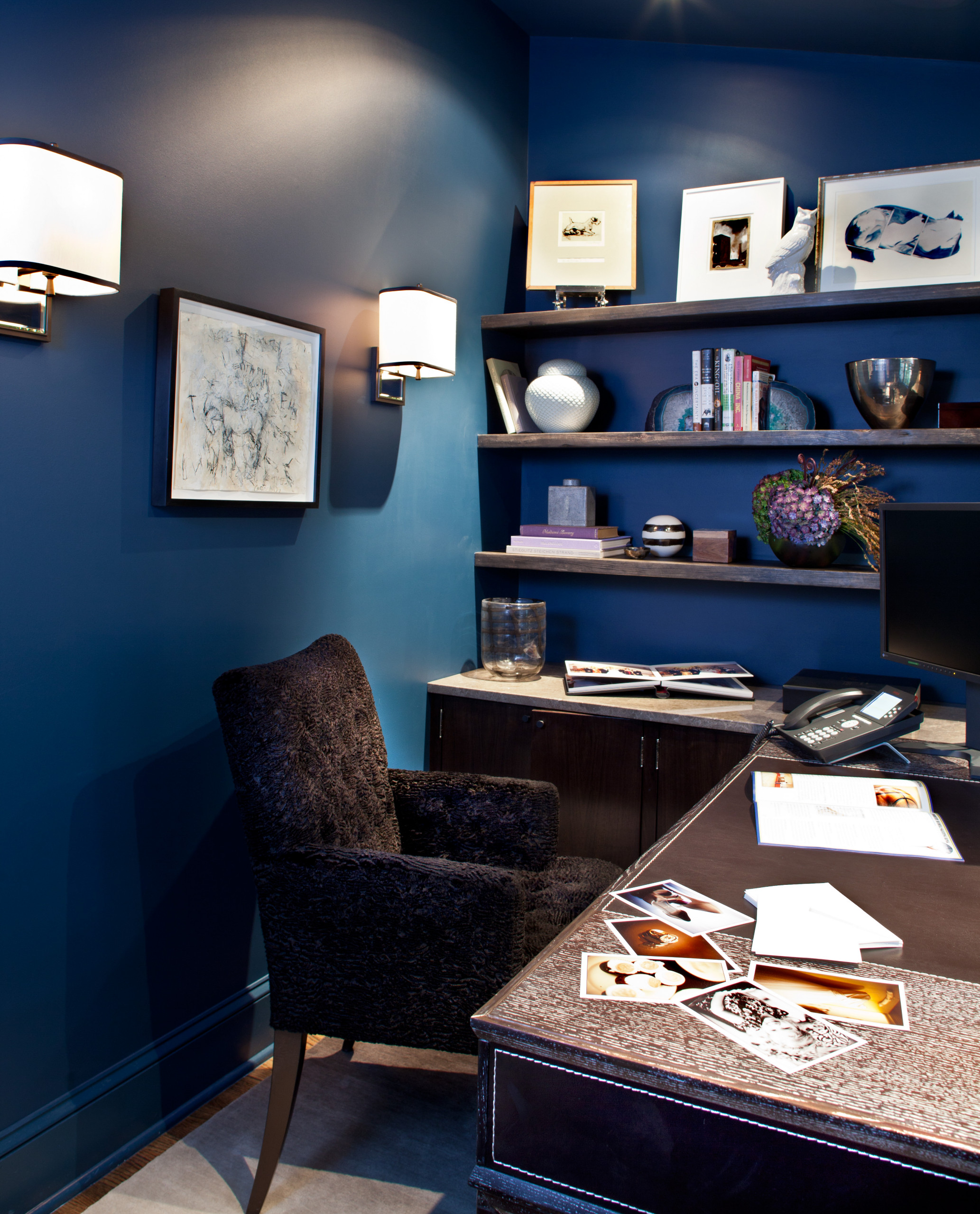 Home Office Ideas for Small Spaces - Blue i Style